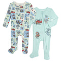 Pixar 2 Pack Ribbed Sleep N' Play Coveralls 2-Way Zip