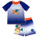 Pokemon Charizard UPF 50+ Rash Guard and Swim Trunks Outfit Set