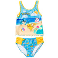 Pokemon Girls UPF 50+ Tankini Top and Bikini Bottom Swim Set Little Kid to Big Kid
