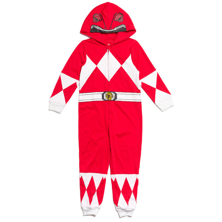 Power Rangers Red Ranger Zip Up Cosplay Coverall