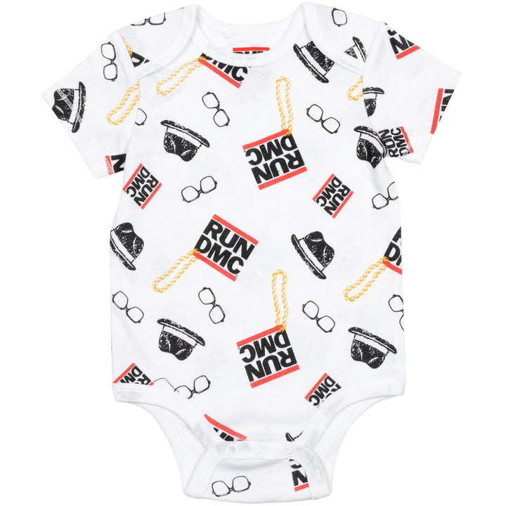 Pack de 3 bodis de manga corta Run DMC