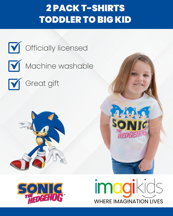 SEGA Sonic the Hedgehog 2 Pack T-Shirts