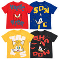 SEGA Sonic the Hedgehog 4 Pack T-Shirts
