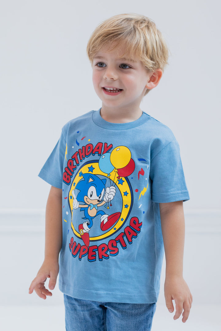 Sonic The Hedgehog  Birthday T-Shirt