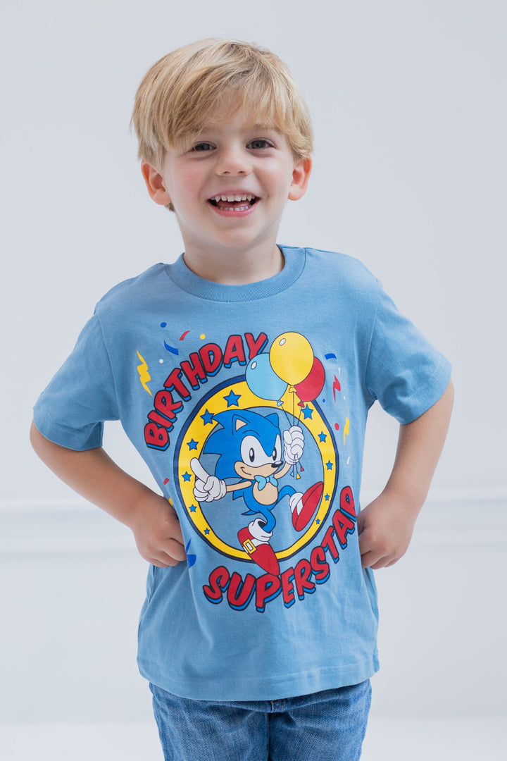 Sonic The Hedgehog  Birthday T-Shirt