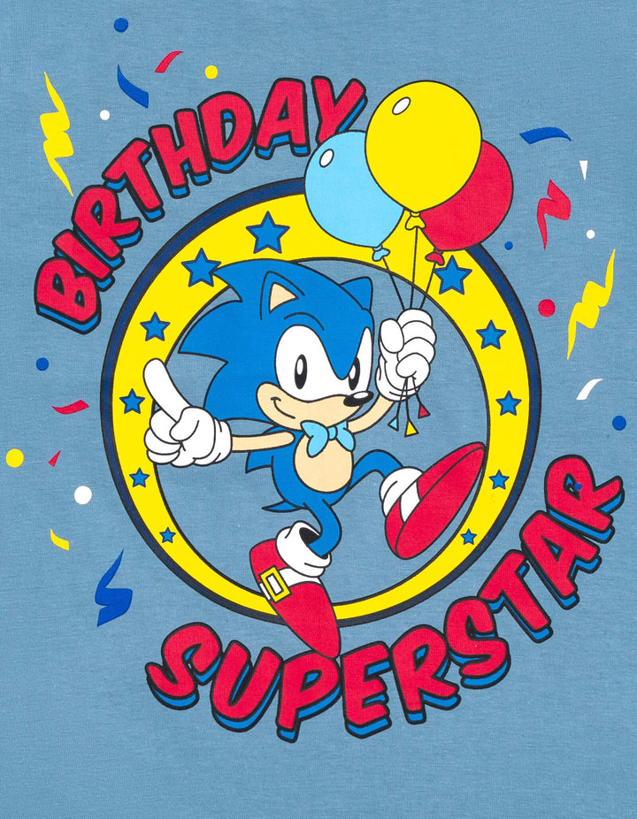 Sonic The Hedgehog  Birthday T-Shirt