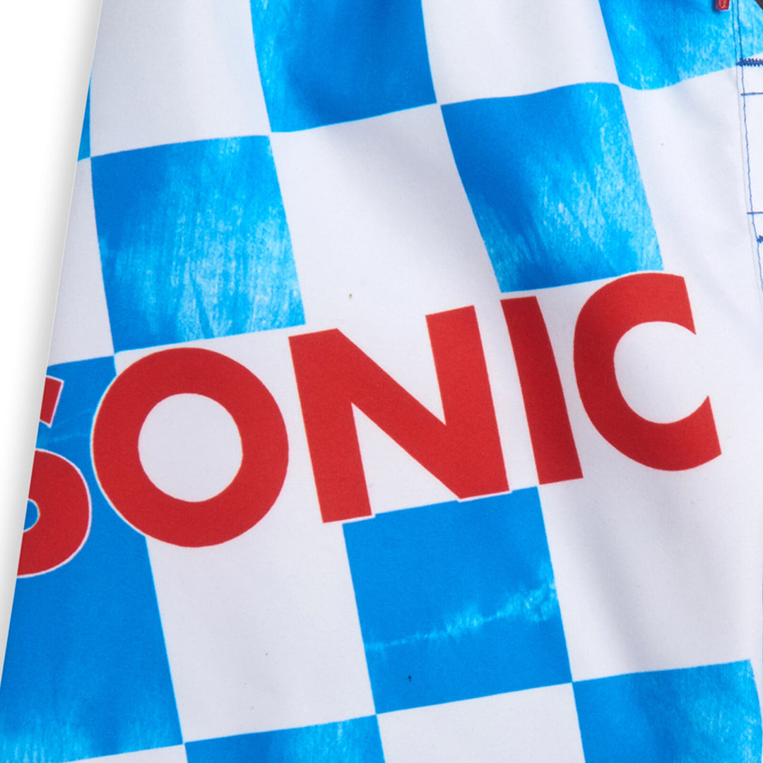 SEGA Sonic the Hedgehog UPF 50+ Swim Trunks Bathing Suit