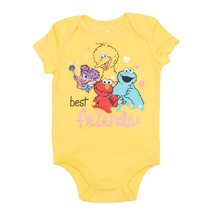 Sesame Street 5 Pack Bodysuits