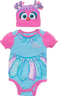 Sesame Street Abby Cadabby Costume Bodysuit and Hat Set