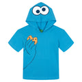 Sesame Street Cookie Monster Hooded Cosplay T-Shirt
