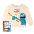 Sesame Street Grover Fleece Pullover Sweatshirt and Book Set