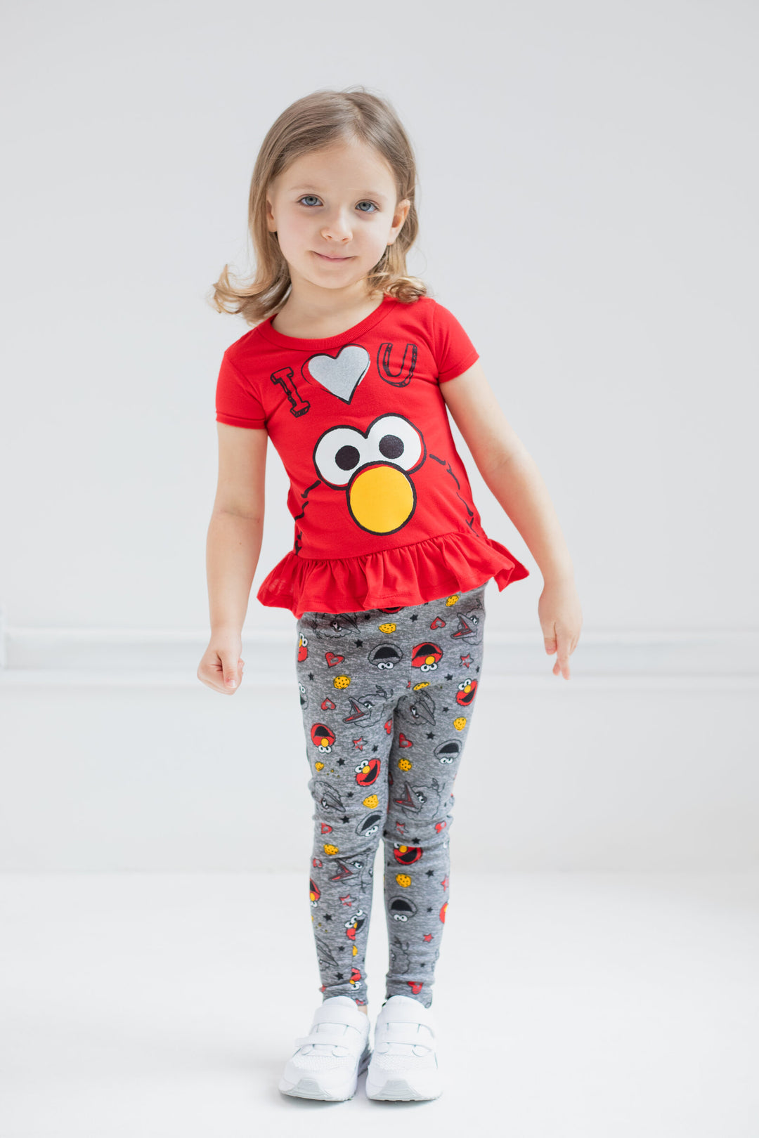 Camiseta gráfica y calzas Elmo de Barrio Sésamo