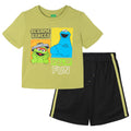 Sesame Street T-Shirt and Mesh Shorts Outfit Set