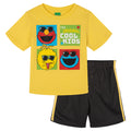 Sesame Street T-Shirt and Mesh Shorts Outfit Set