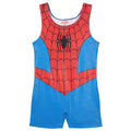 Spider-Man Gymnastics Leotard Cosplay Sleeveless Romper