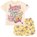 SpongeBob SquarePants T-Shirt and French Terry Shorts Outfit Set