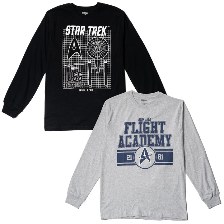 Star Trek 2 Pack Long Sleeve T-Shirts