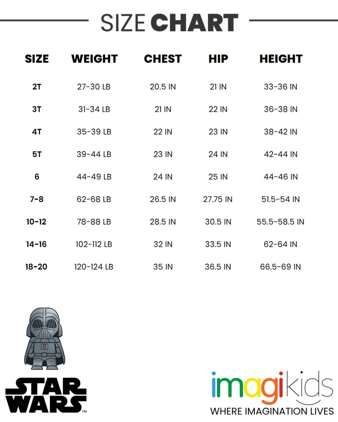 Star Wars Darth Vader 3 Pack T-Shirts