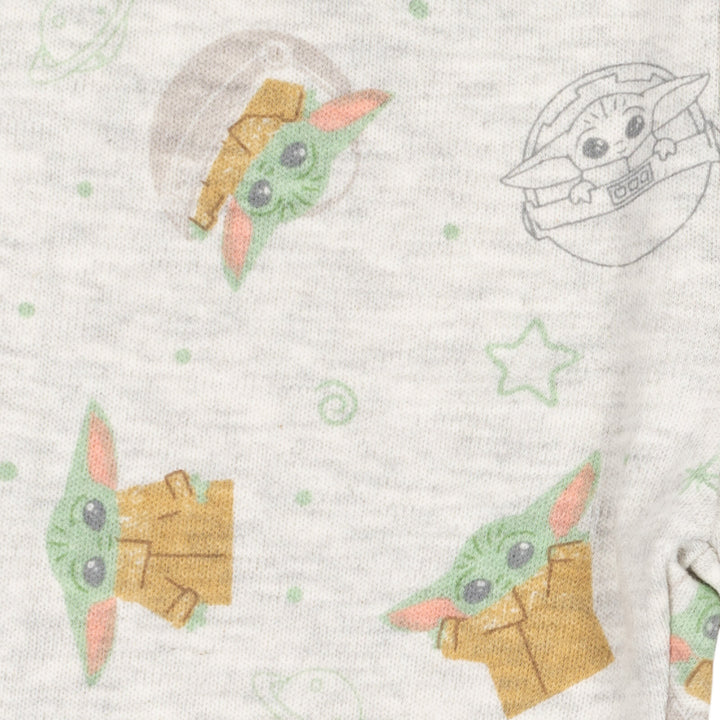 Star Wars The Mandalorian 8 Piece Outfit Set: Bodysuits Sleep N' Play Coverall Pants Hat Bibs