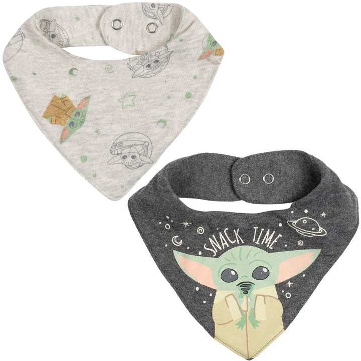 Star Wars The Mandalorian 8 Piece Outfit Set: Bodysuits Sleep N' Play Coverall Pants Hat Bibs