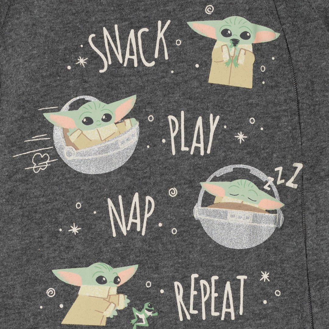 Star Wars The Mandalorian 8 Piece Outfit Set: Bodysuits Sleep N' Play Coverall Pants Hat Bibs