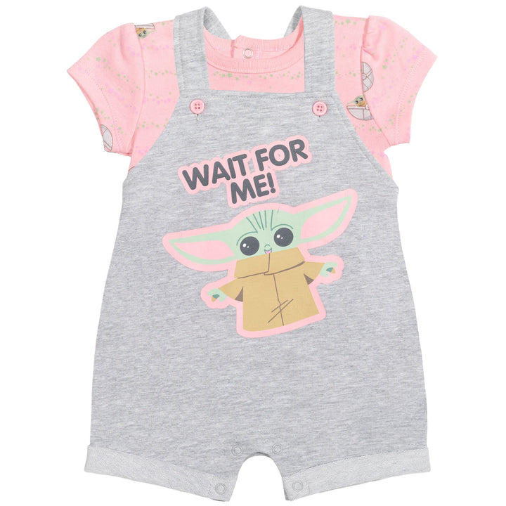 Star Wars The Mandalorian 3 Piece Overalls Outfit Set