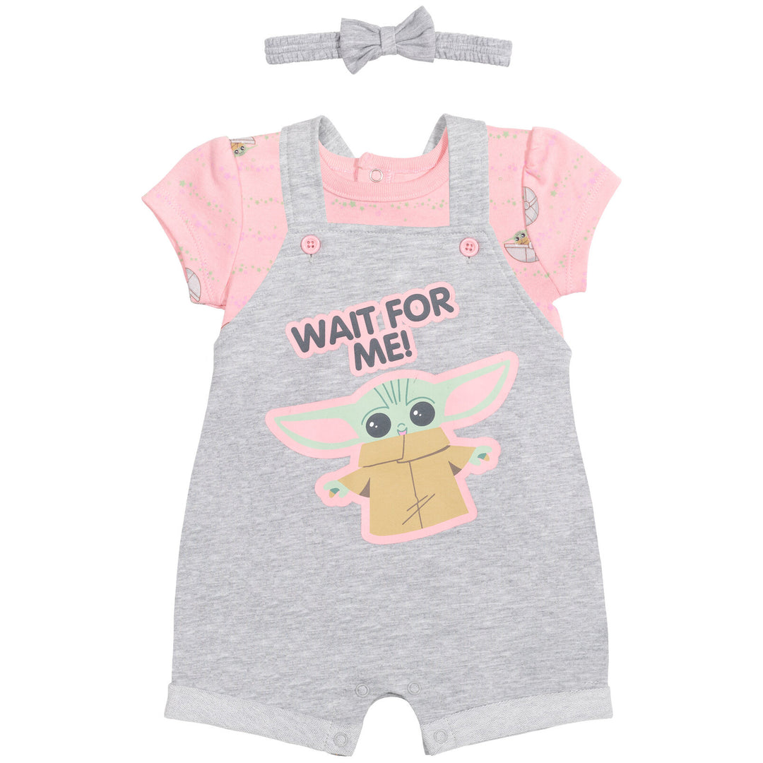 Star Wars The Mandalorian 3 Piece Overalls Outfit Set