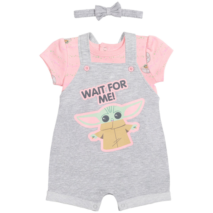 Star Wars The Mandalorian 3 Piece Overalls Outfit Set