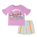 Super Kitties T-Shirt and Gauze Shorts Outfit Set