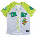 Teenage Mutant Ninja Turtles Mesh Baseball Jersey Button Down Dress Shirt