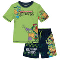 Teenage Mutant Ninja Turtles Rash Guard and Swim Trunks UPF 50+ Outfit Set