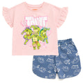 Teenage Mutant Ninja Turtles T-Shirt and Chambray Shorts Outfit Set