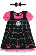 Vampirina Costume Short Sleeve Dress and Headband