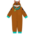 Warner Bros. Scooby Doo Fleece Zip Up Cosplay Pajama Coverall Toddler to Big Kid
