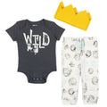Conjunto de 3 piezas de Warner Bros.: mono, pantalones, sombrero