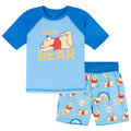 Winnie the Pooh Raglan Rash Guard and Swim Trunks UPF 50+ Outfit Set