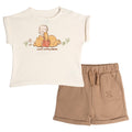 Winnie the Pooh T-Shirt and French Terry Shorts Outfit Set