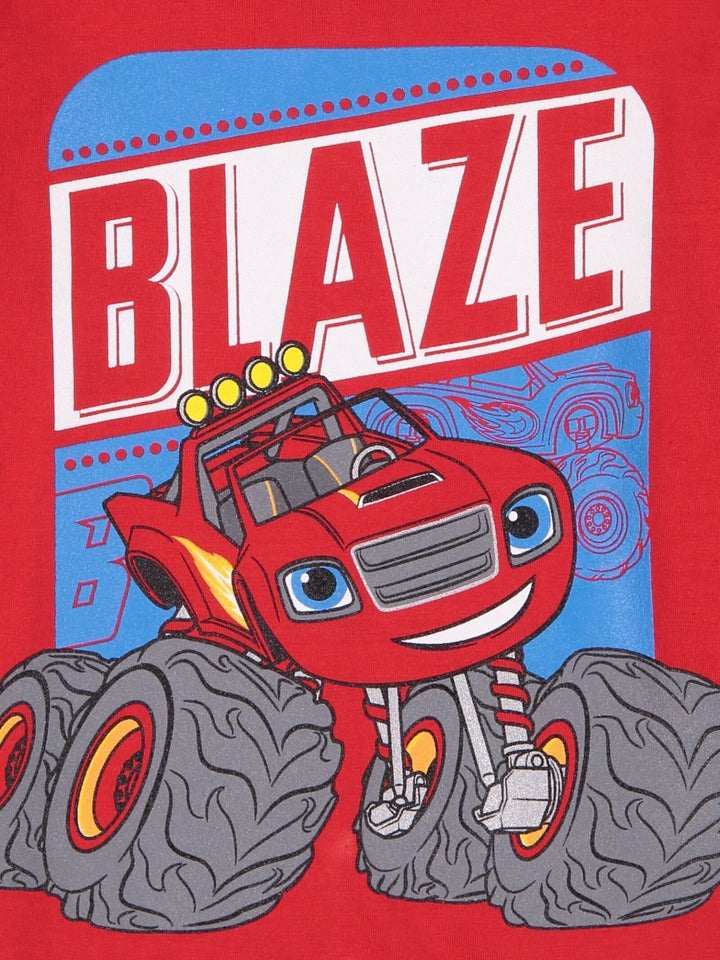 Blaze and the Monster Machines T-Shirt and Mesh Shorts Outfit Set - imagikids