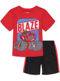 Blaze and the Monster Machines T-Shirt and Mesh Shorts Outfit Set