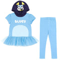 Bluey Cosplay T-Shirt Dress and Leggings Outfit Set