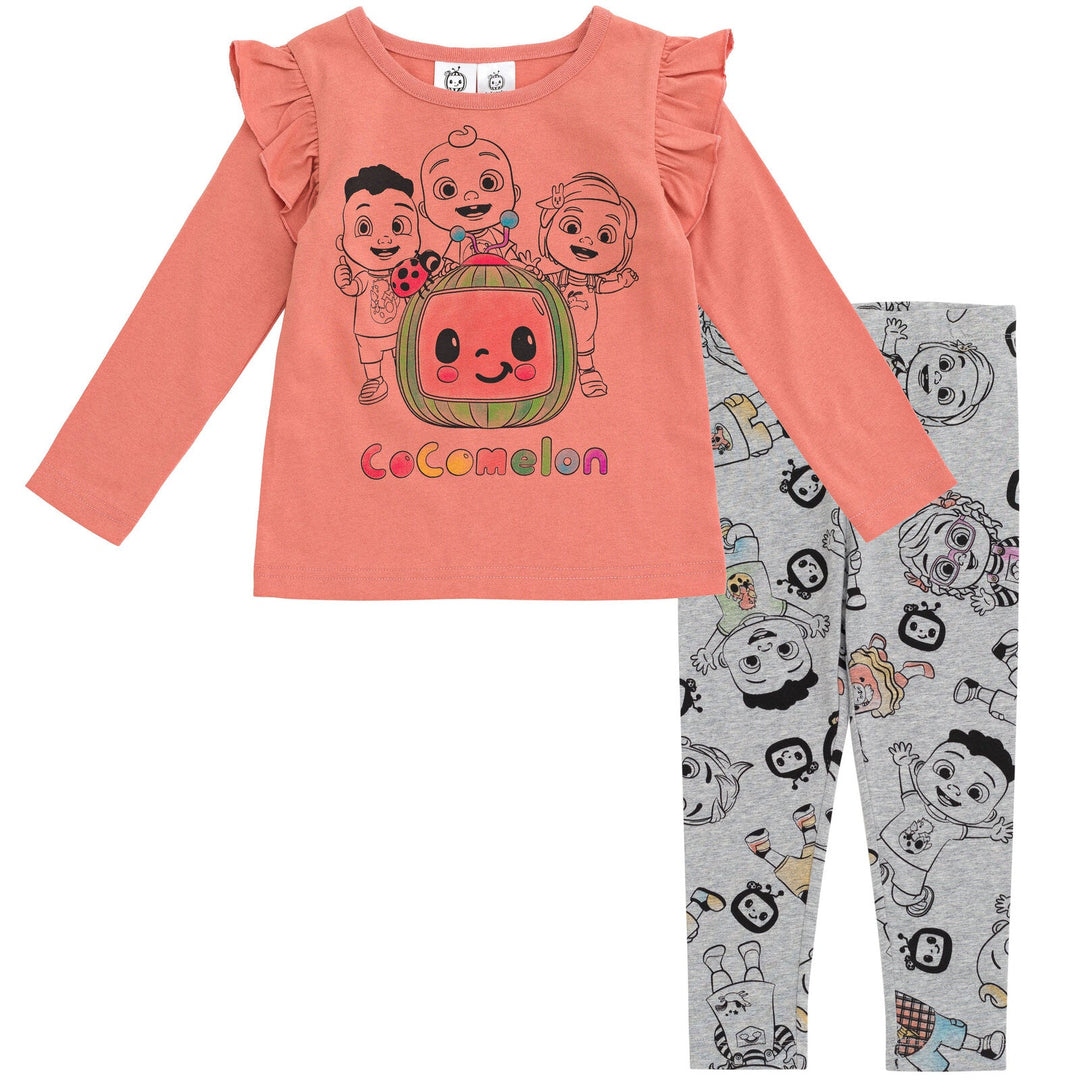 CoComelon JJ Cody Nina T-Shirt and Leggings Outfit Set - imagikids