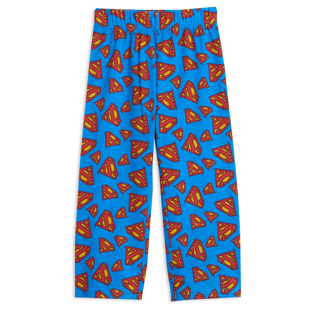DC Comics Justice League Superman Pajama Shirt Pants and Cape 3 Piece Set - imagikids