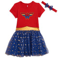 DC Comics Justice League Wonder Woman Costume Dress and Headband