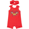 DC Comics Wonder Woman Sleeveless Romper & Headband
