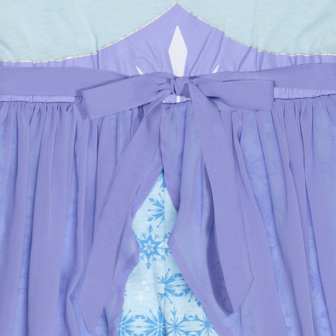 Disney Frozen Queen Elsa Romper With Skirt Overlay - imagikids