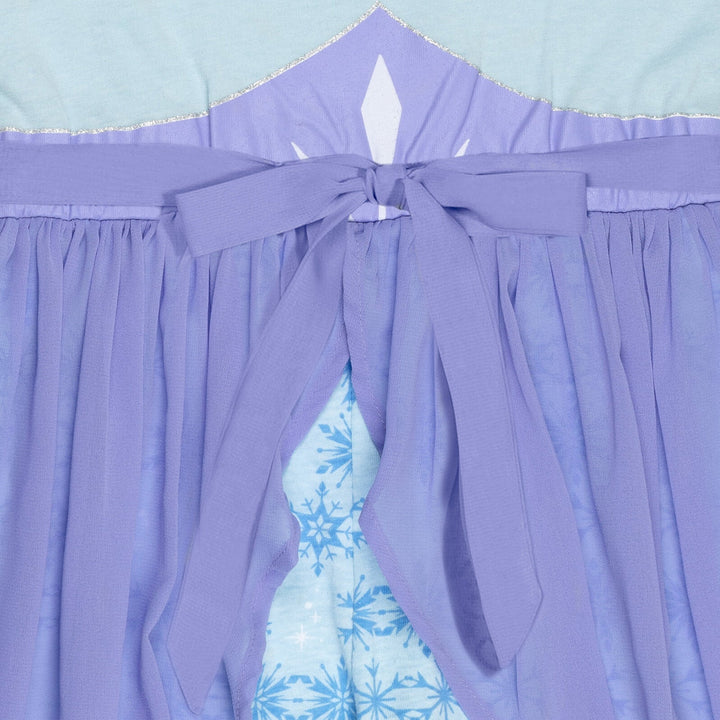 Disney Frozen Queen Elsa Romper With Skirt Overlay - imagikids