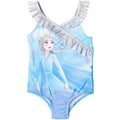 Disney Frozen Queen Elsa UPF 50+ One Piece Bathing Suit