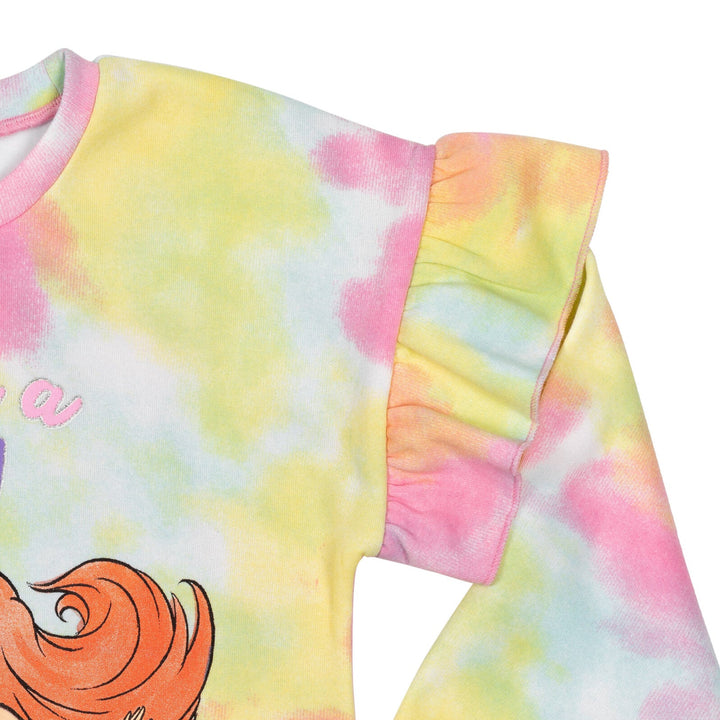 Disney Little Mermaid Princess Ariel Fleece Pullover Sweatshirt - imagikids