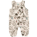 Disney Mickey Mouse Cotton Gauze Henley Sleeveless Romper