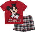Disney Mickey Mouse Graphic T-Shirt & Shorts Set